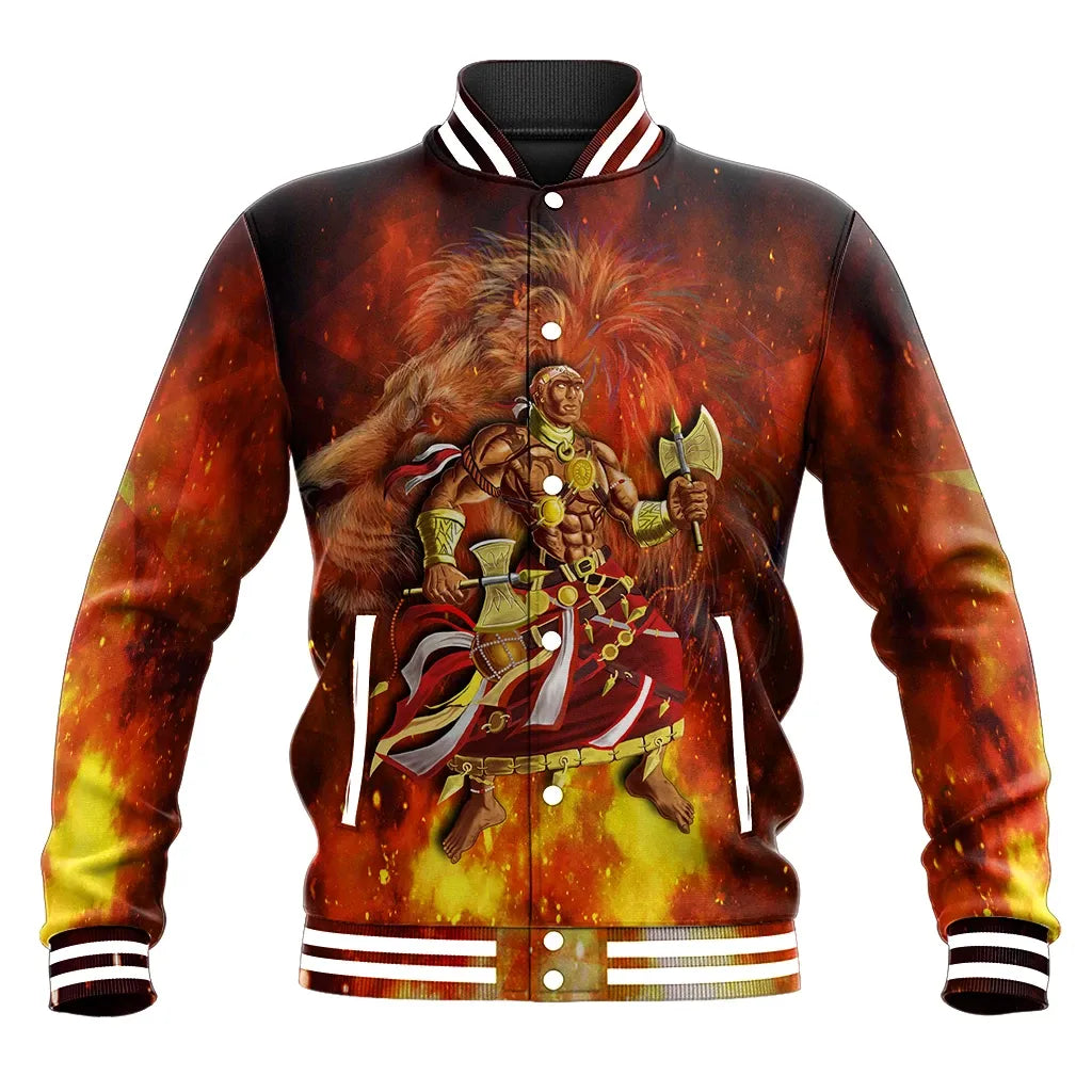 Shango Lion Baseball Jacket - Hannah Style