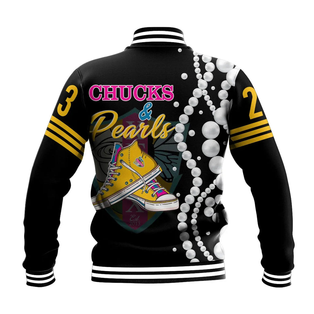 Chi Gamma Xi Chi Baseball Jacket