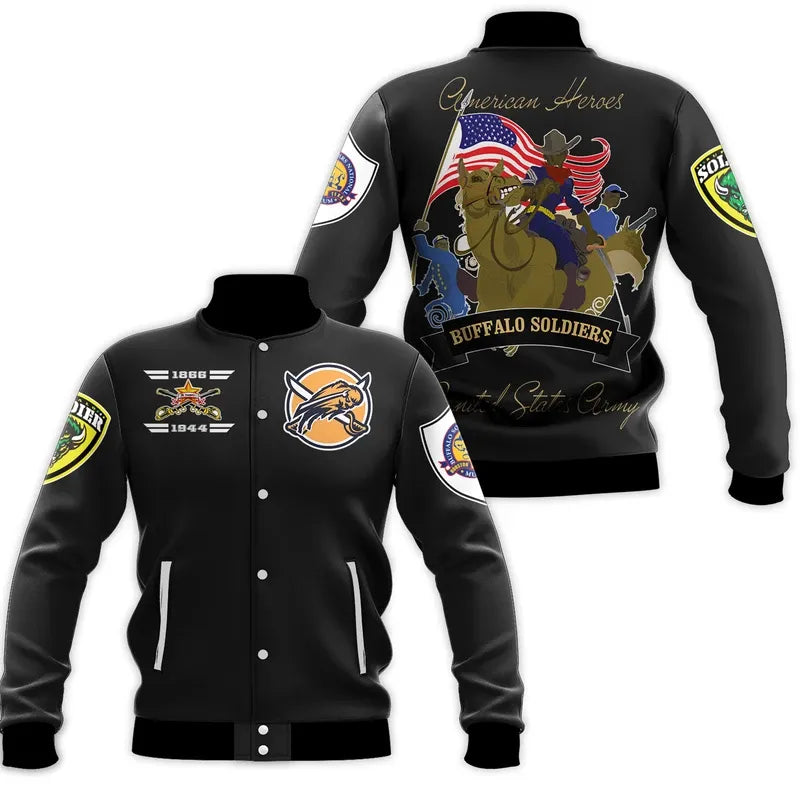 Buffalo Soldiers Great Baseball Jacket