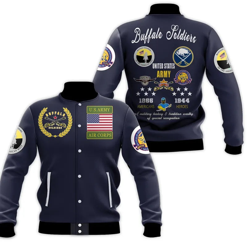 Buffalo Soldiers Baseball Jacket