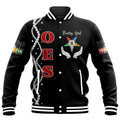 Africa Zone Jacket - Juneteenth Order Of The Eastern Star Pretty Girl Baseball Jacket