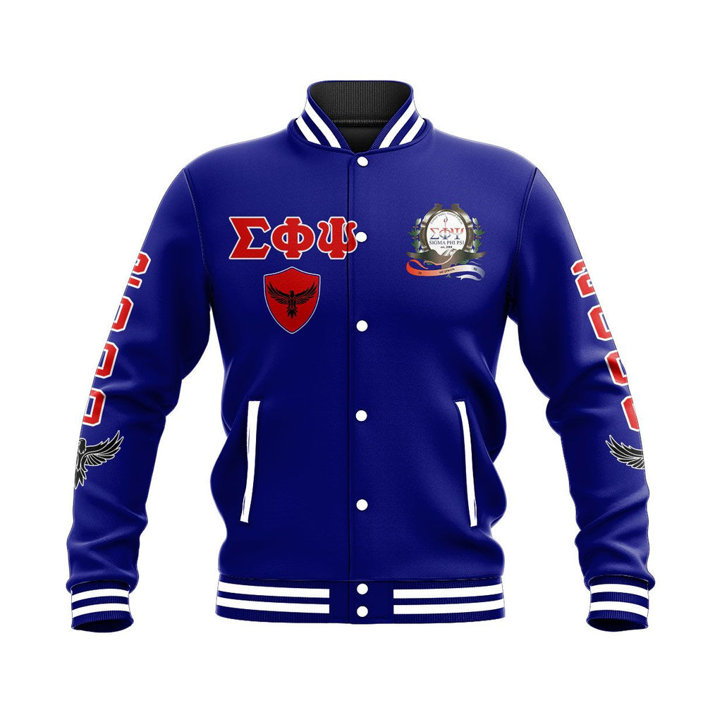 Sigma Phi Psi Edsel Baseball Jacket | Africazone.store