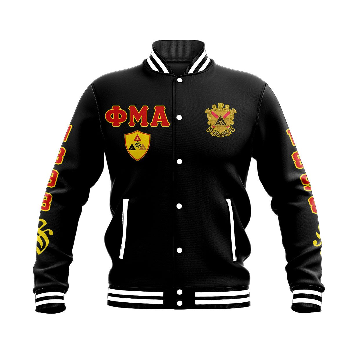 Phi Mu Alpha Sinfonia Edsel Ver.2 Baseball Jacket | Africazone.store