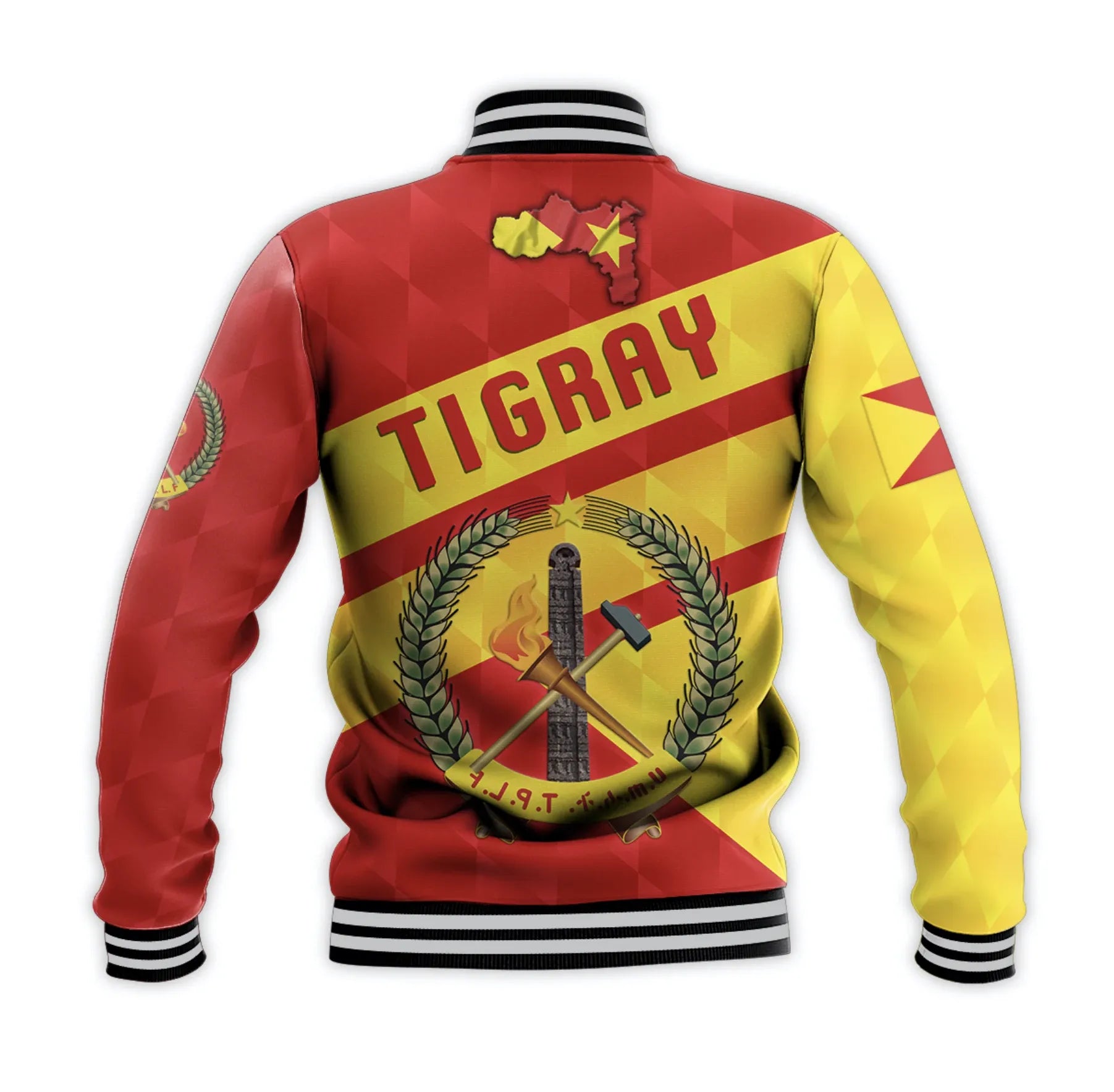 Africa Zone Jacket - Tigray Sporty Style Baseball Jacket J5