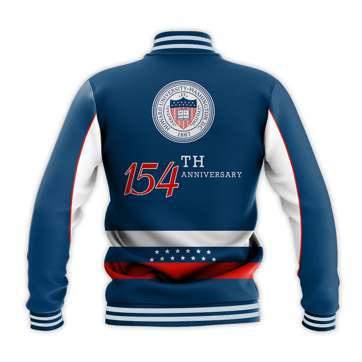 Africa Zone Jacket - Howard University 154Th Anniversary Baseball Jacket J5