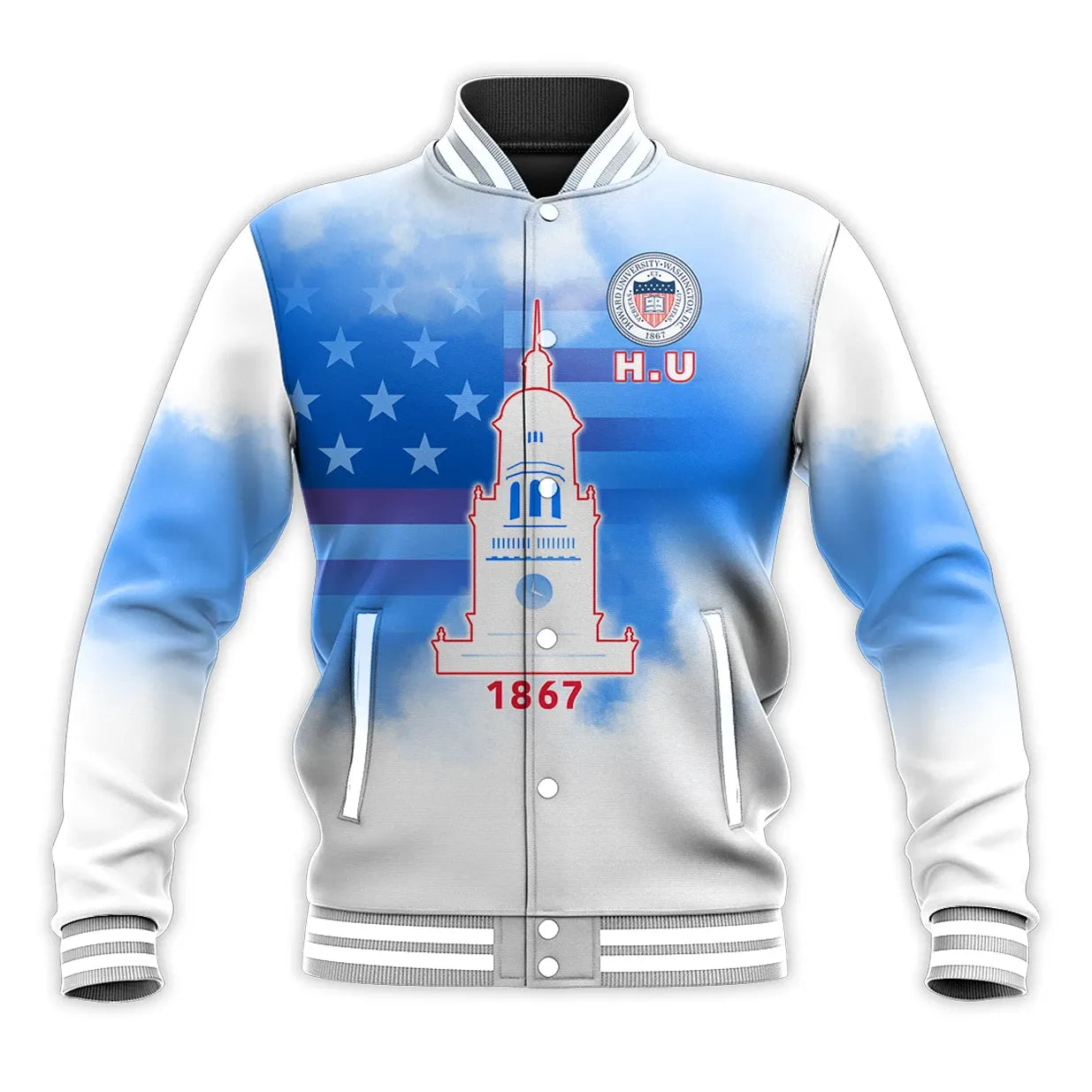 Howard University Dream High  Baseball Jacket