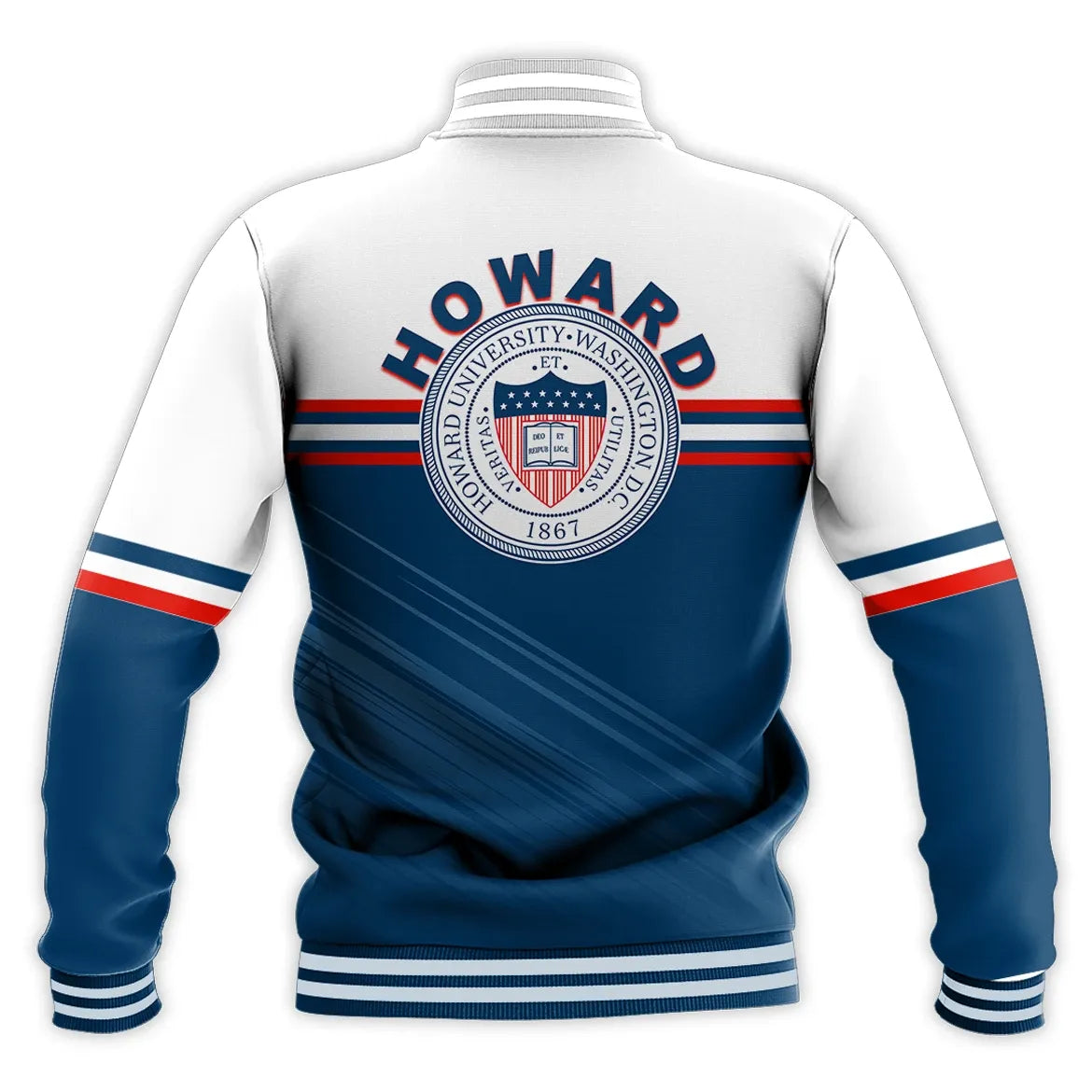 Africa Zone Jacket - Personalised Howard University Version Special Hu Baseball Jacket J5