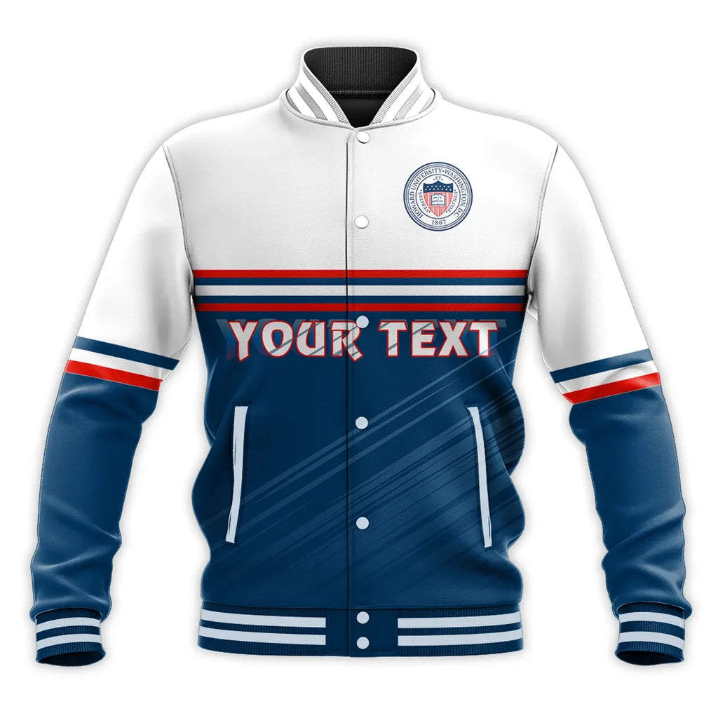 Personalised Howard University Version Special Hu  Baseball Jacket