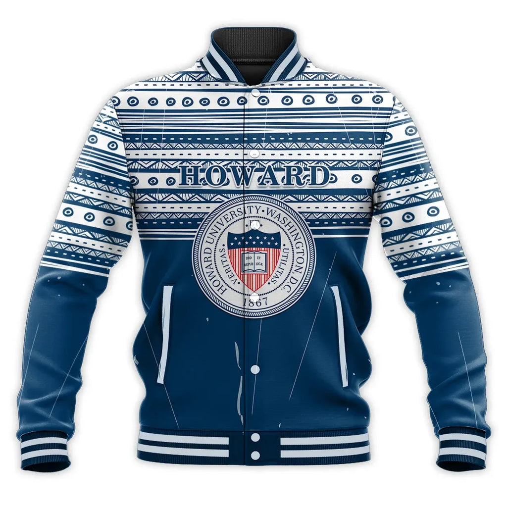 Personalised Howard Forever African American  Baseball Jacket