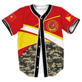 Tigray Flag TPLF Camo Red Baseball Jersey
