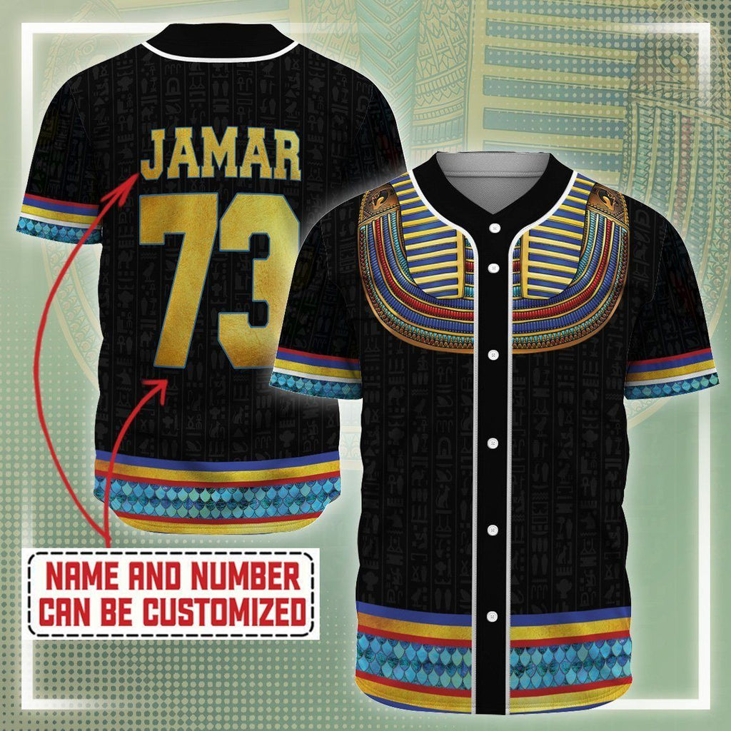 Africa Zone Baseball Jersey - Personalized Pharaoh