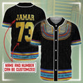 Africa Zone Baseball Jersey - Personalized Pharaoh