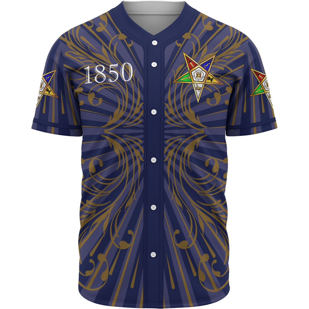 African The Order Of The Eastern Star Oes Baseball Jersey