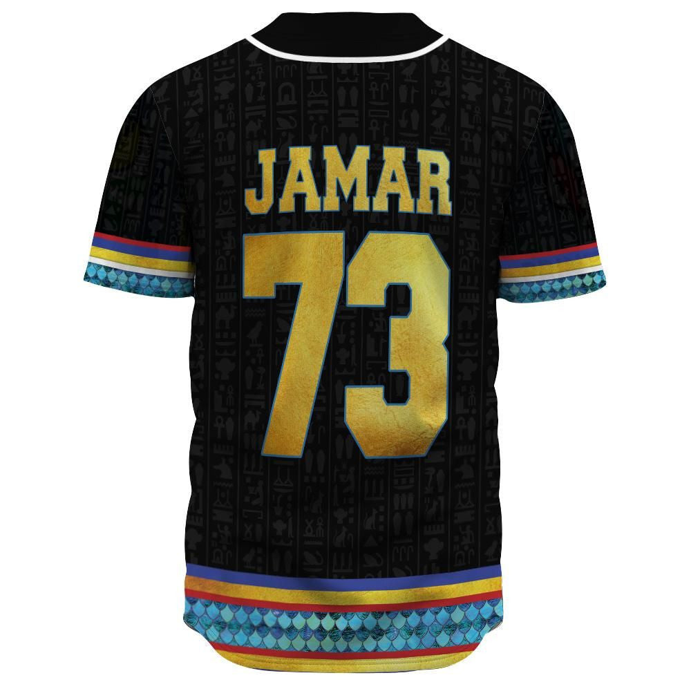 Africa Zone Baseball Jersey - Personalised Pharaoh J5