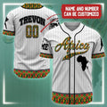Africa Zone Baseball Jersey - Personalized Africa Team