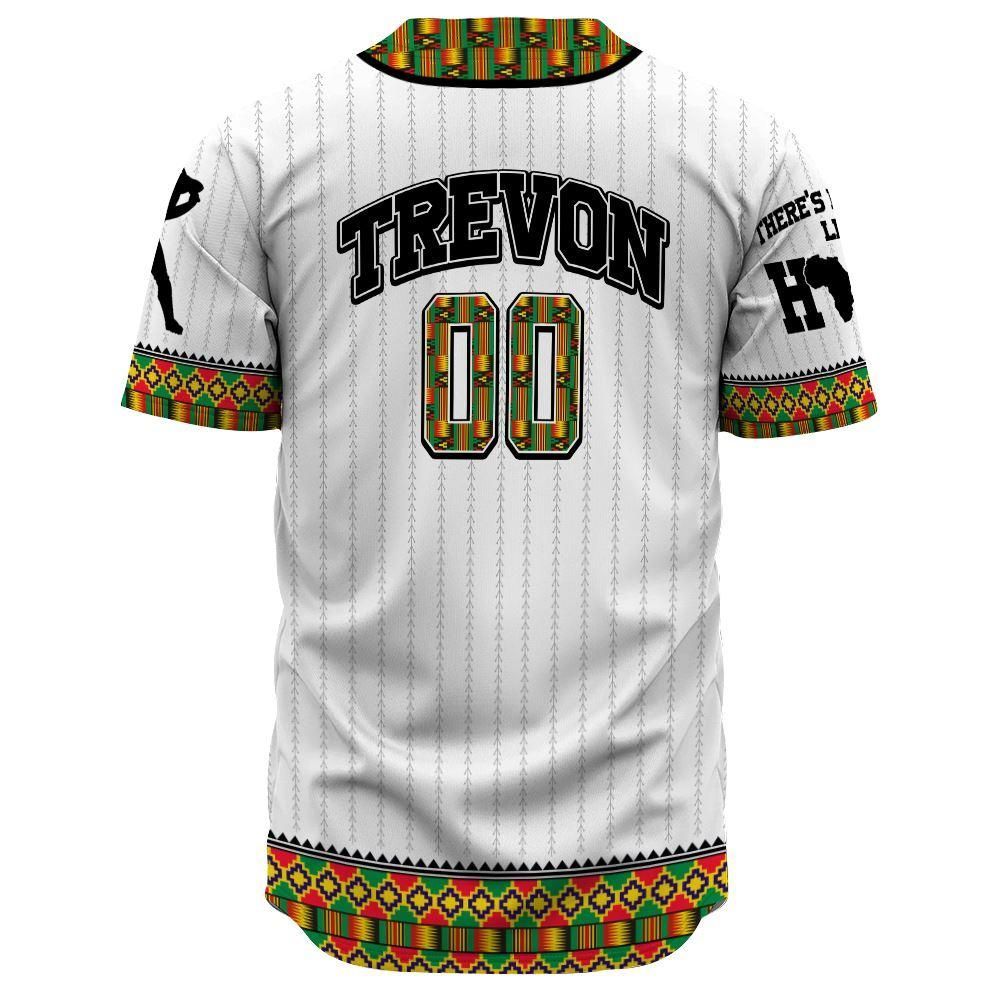 Africa Zone Baseball Jersey - Personalised Africa Team J5