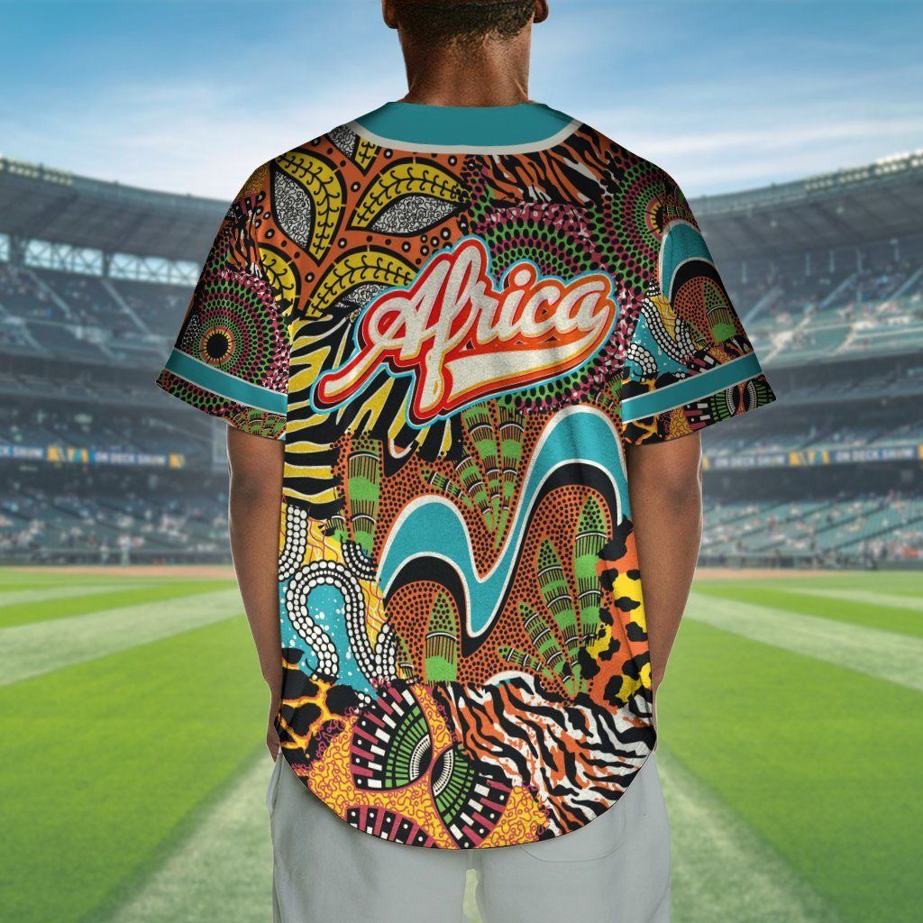 Africa Zone Baseball Jersey - Africa Summer J5