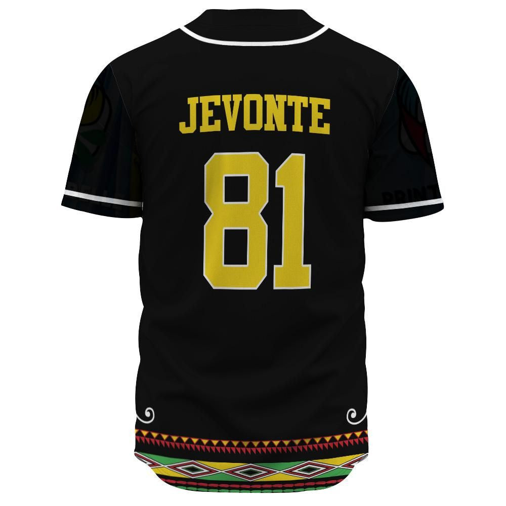 Africa Zone Baseball Jersey - Personalised Printed Dashiki 2 J5