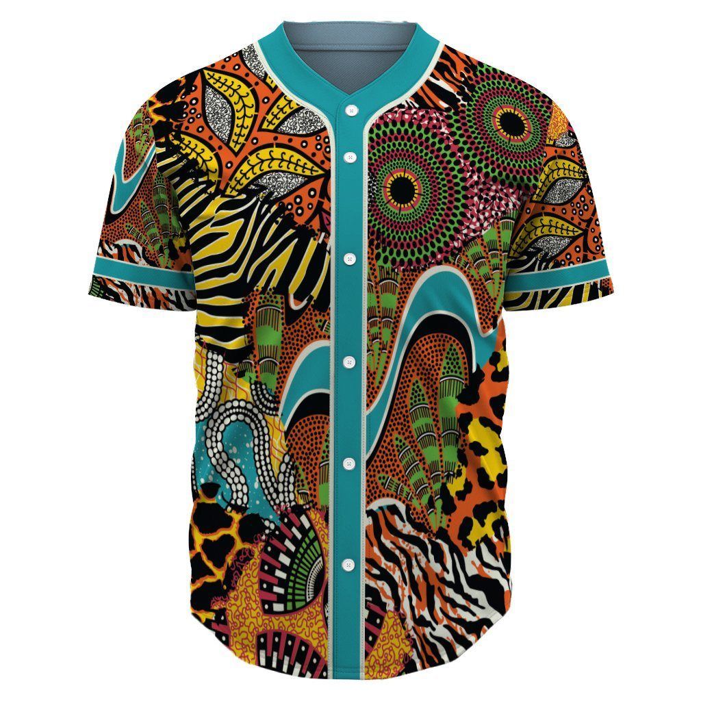 Africa Zone Baseball Jersey - Africa Summer J5