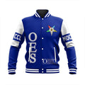 MCM Order of the Eastern Star Blue Baseball Jacket | Africazone.store