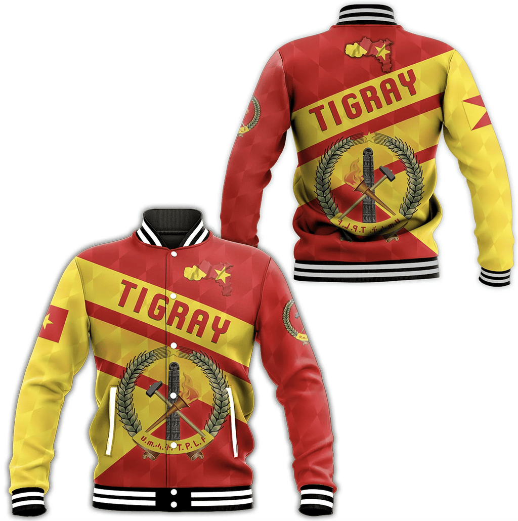 Tigray Baseball Jacket Sporty Style Lt8