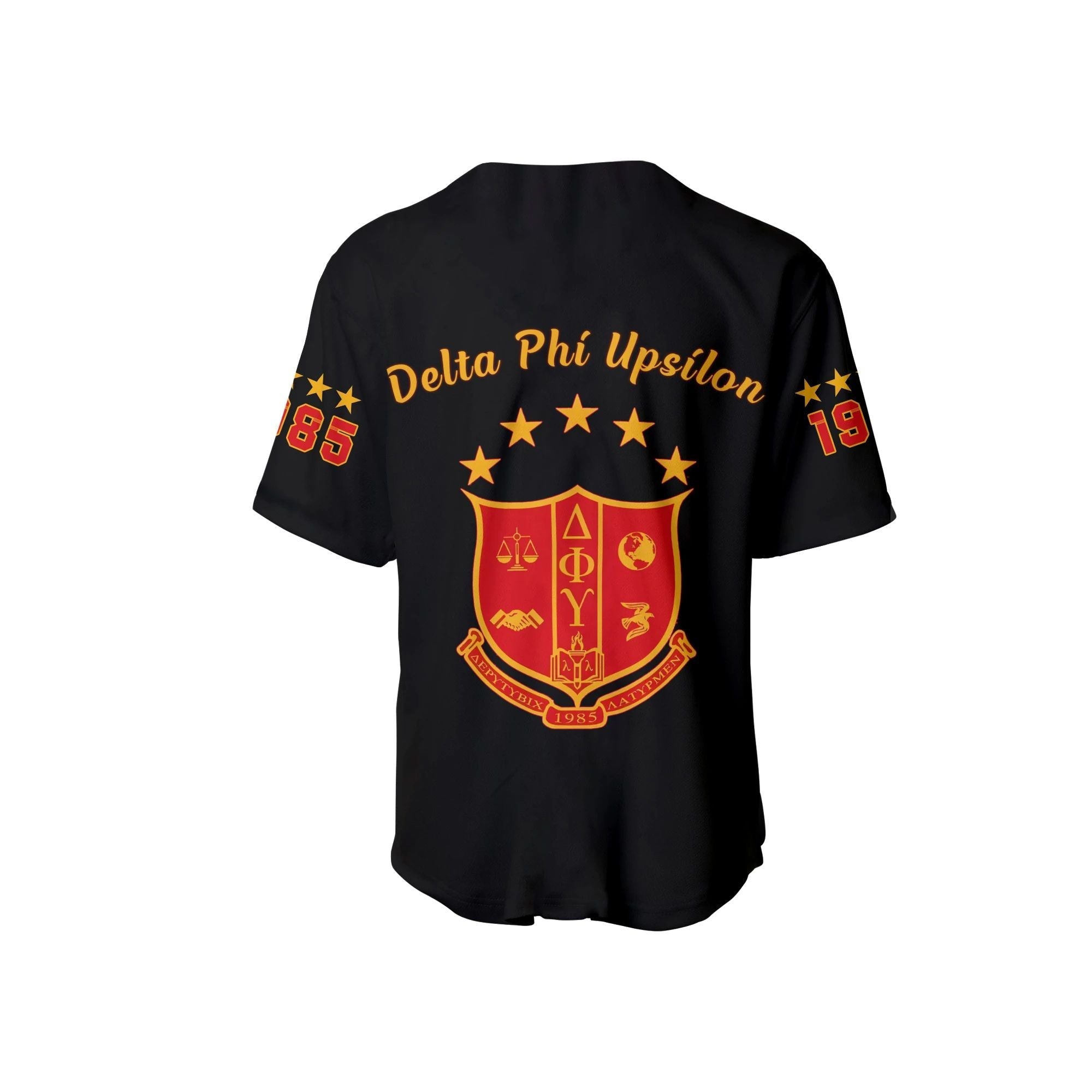 Africa Zone Baseball Jersey - DELTA PHI UPSILON BASEBALL JERSEY LT13