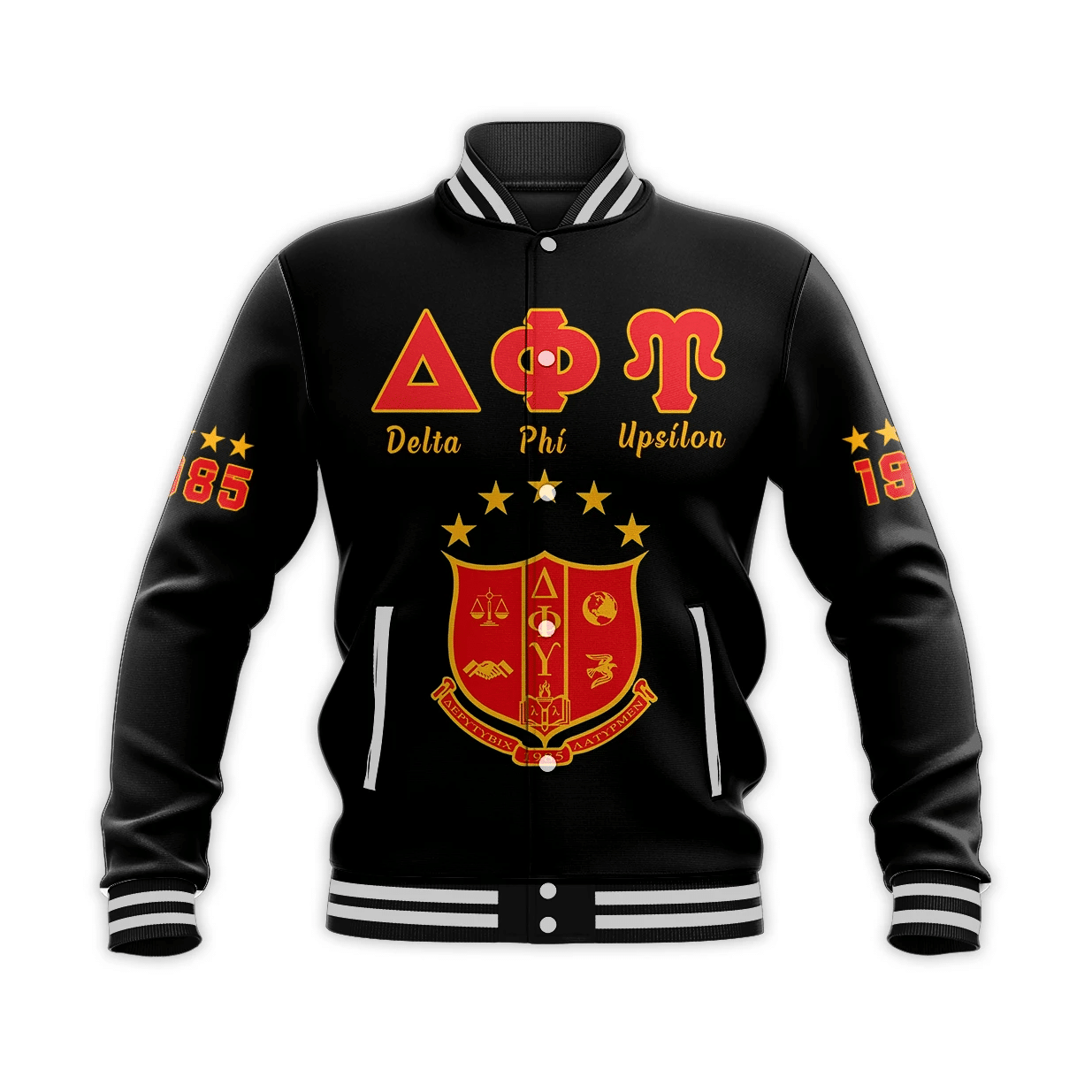 Africa Zone Jacket - DELTA PHI UPSILON BASEBALL JACKET LT13