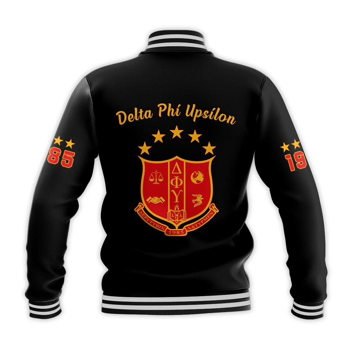 Africa Zone Jacket - DELTA PHI UPSILON BASEBALL JACKET LT13