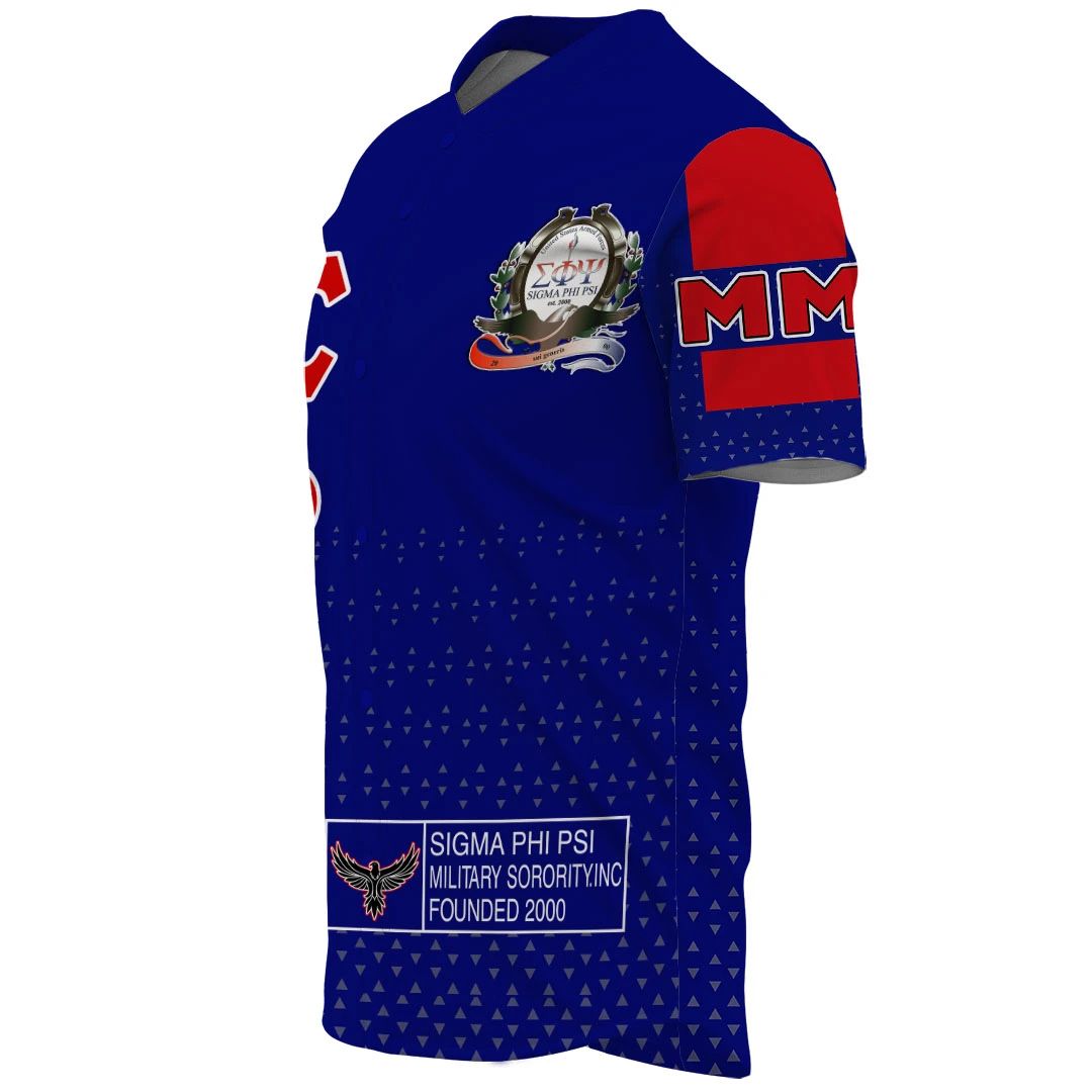 Africa Zone Baseball Jersey - MM Sigma Phi Psi Baseball Jerseys A31