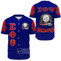 Africa Zone Baseball Jersey - MM Sigma Phi Psi Baseball Jerseys A31