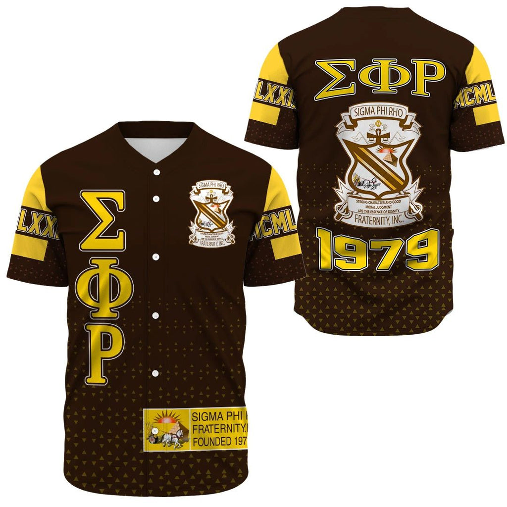Africa Zone Baseball Jersey - MCM Sigma Phi Rho Baseball Jerseys A31