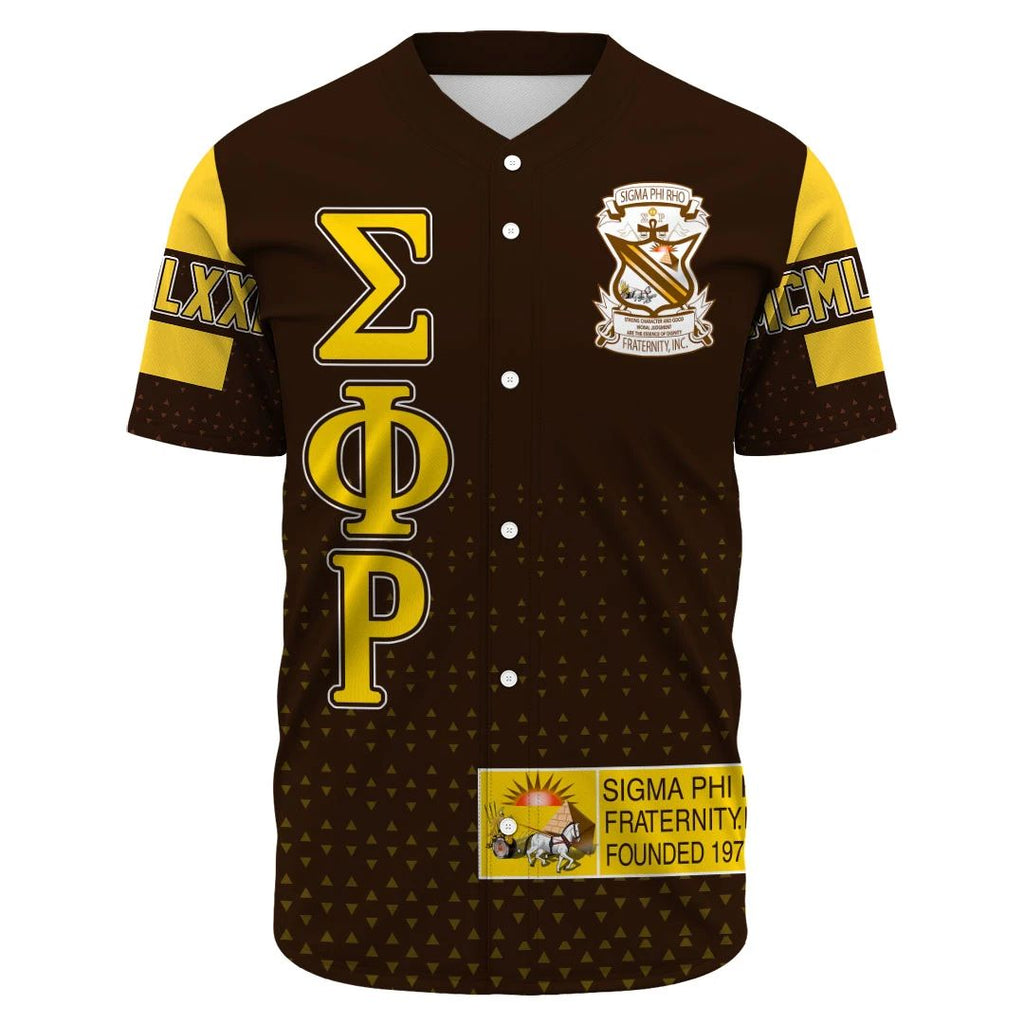 Africa Zone Baseball Jersey - MCM Sigma Phi Rho Baseball Jerseys A31