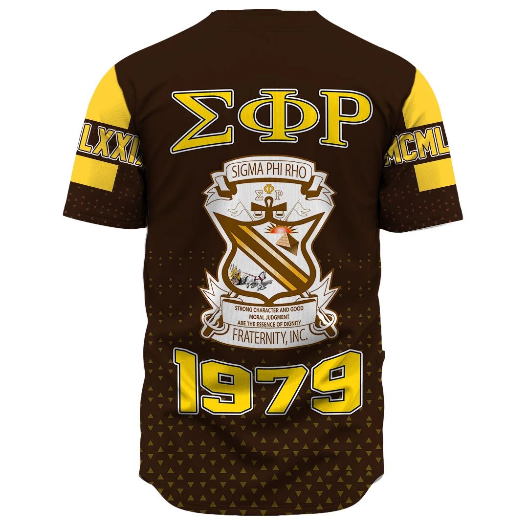 Africa Zone Baseball Jersey - MCM Sigma Phi Rho Baseball Jerseys A31
