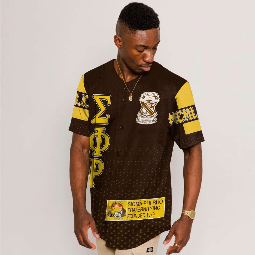 Africa Zone Baseball Jersey - MCM Sigma Phi Rho Baseball Jerseys A31
