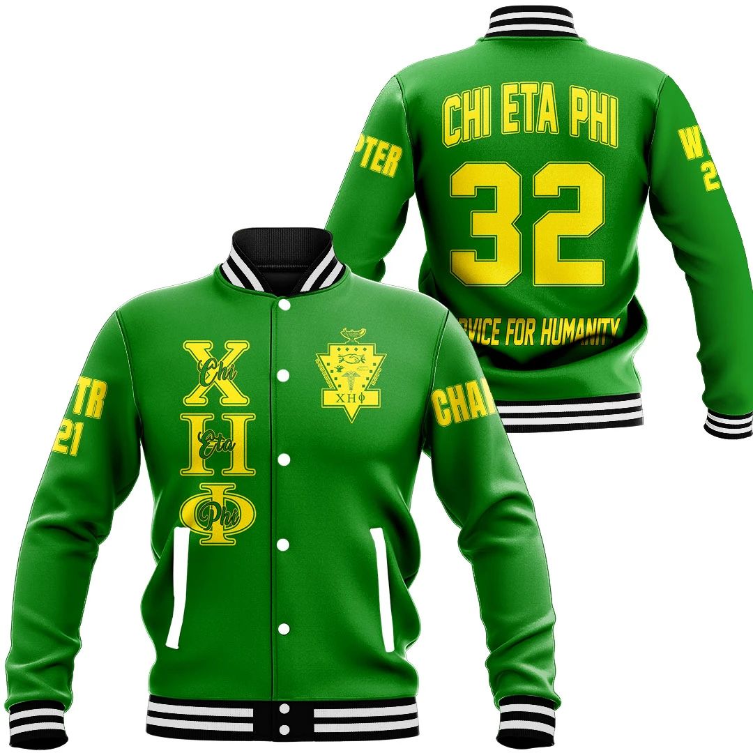 (Custom) Africa Zone Jacket - Chi Eta Phi Baseball Jackets A31