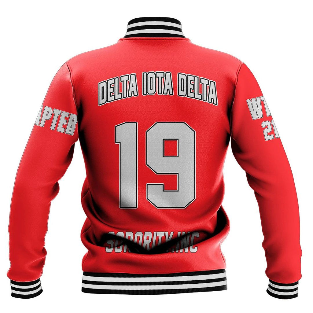 (Custom) Africa Zone Jacket - Delta Iota Delta Baseball Jackets A31