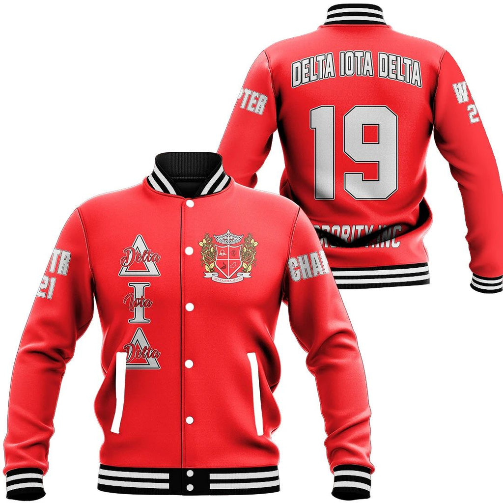 (Custom) Africa Zone Jacket - Delta Iota Delta Baseball Jackets A31