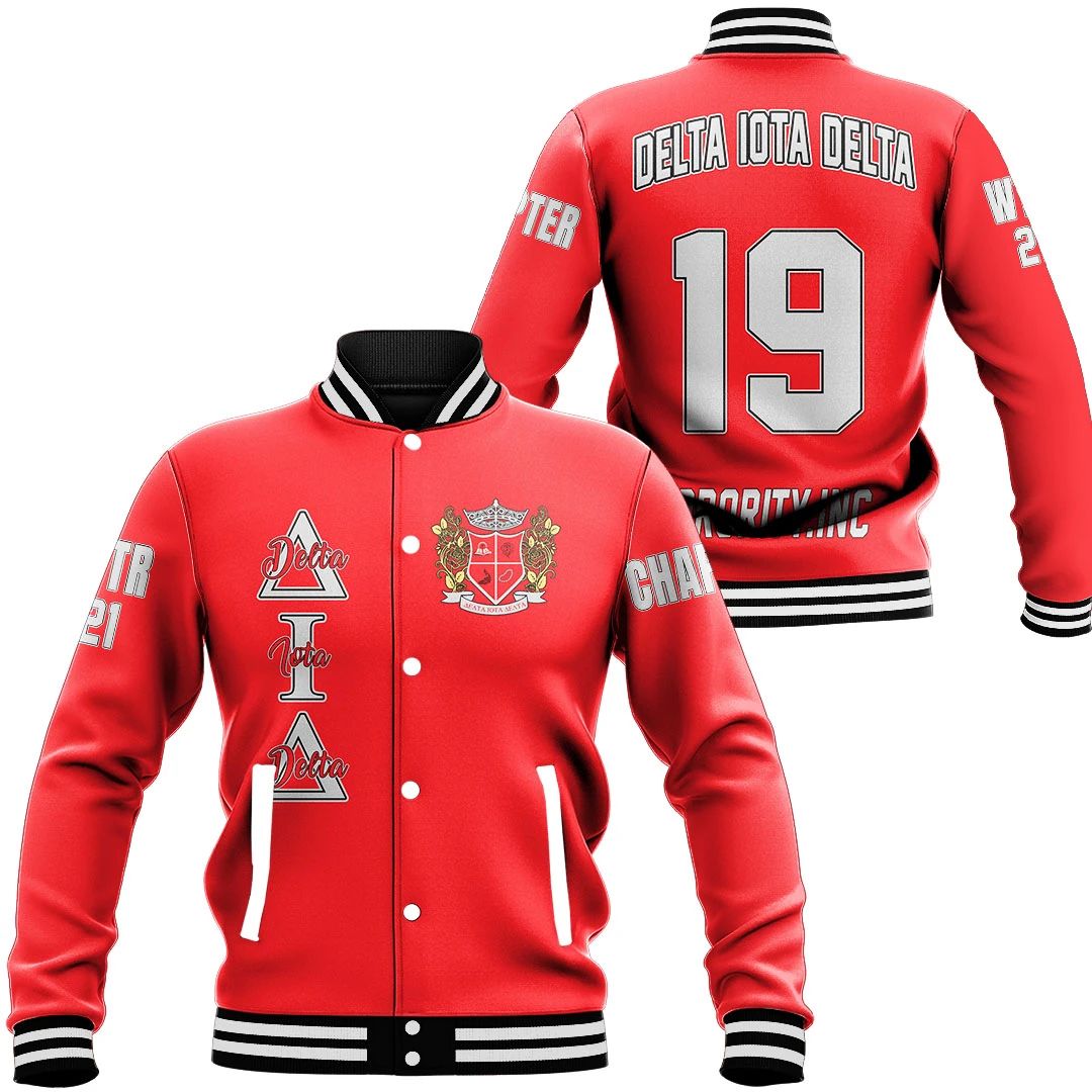 (Custom) Africa Zone Jacket - Delta Iota Delta Baseball Jackets A31