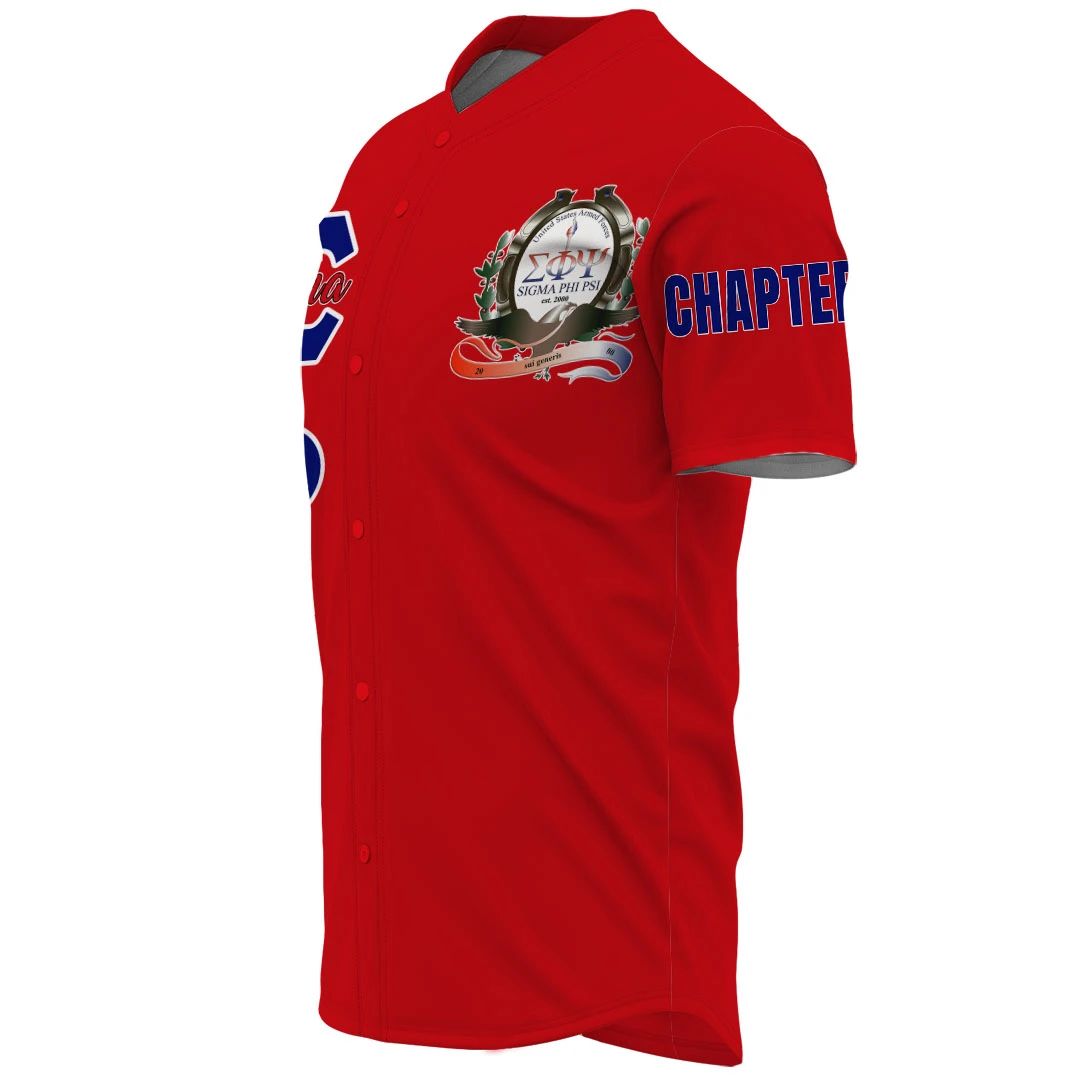 (Custom) Africa Zone Baseball Jersey - Sigma Phi Psi Baseball Jerseys A31