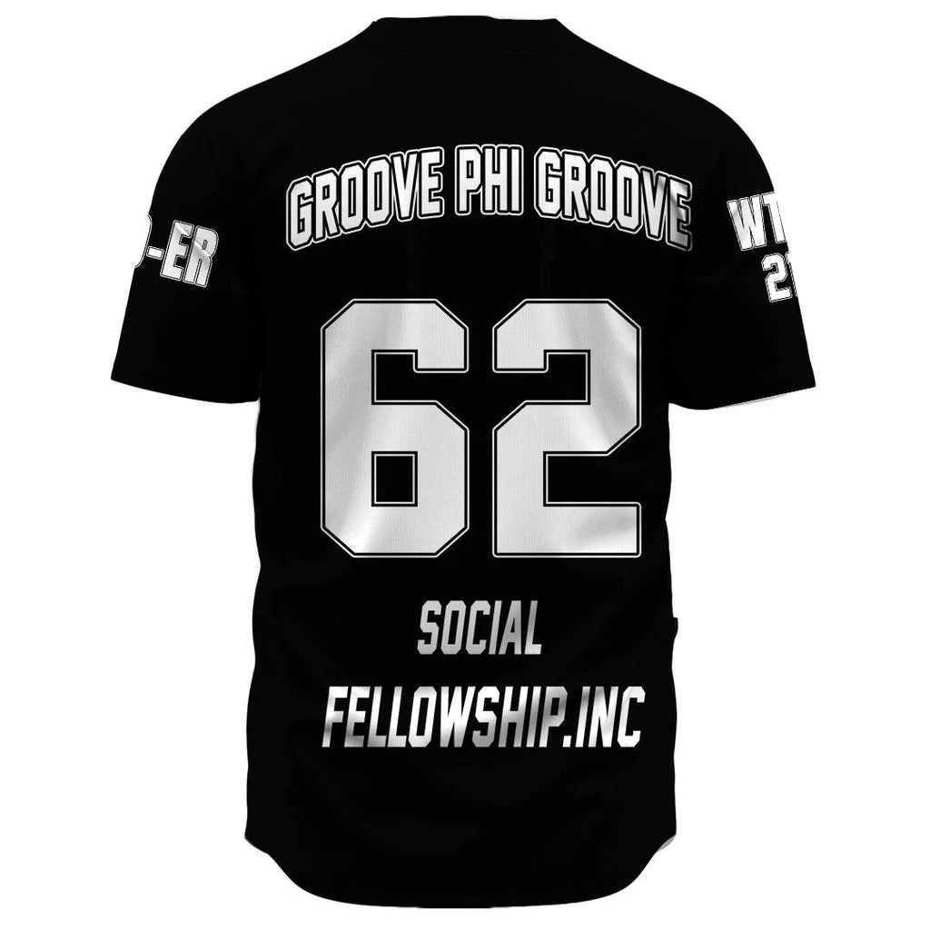 (Custom) Africa Zone Baseball Jersey - Groove Phi Groove Baseball Jerseys A31