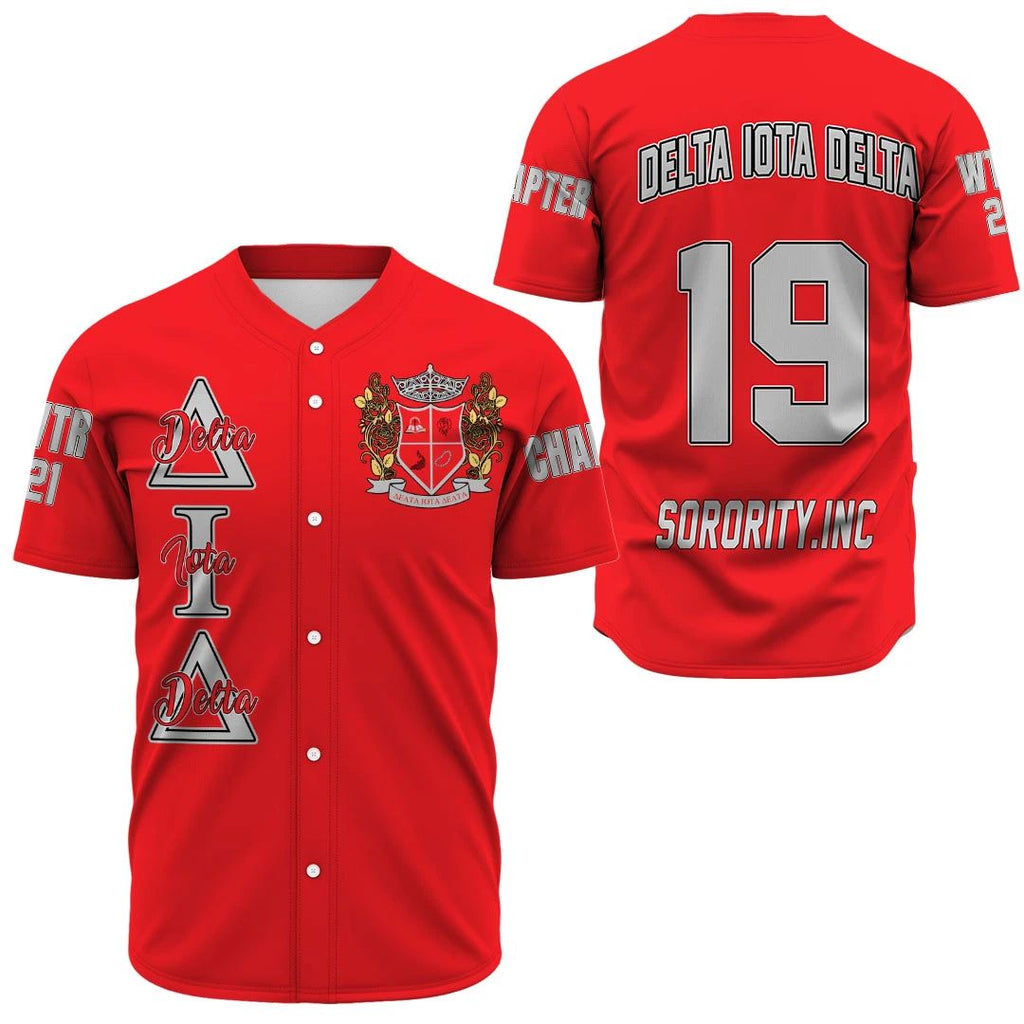 (Custom) Africa Zone Baseball Jersey - Delta Iota Delta Baseball Jerseys A31