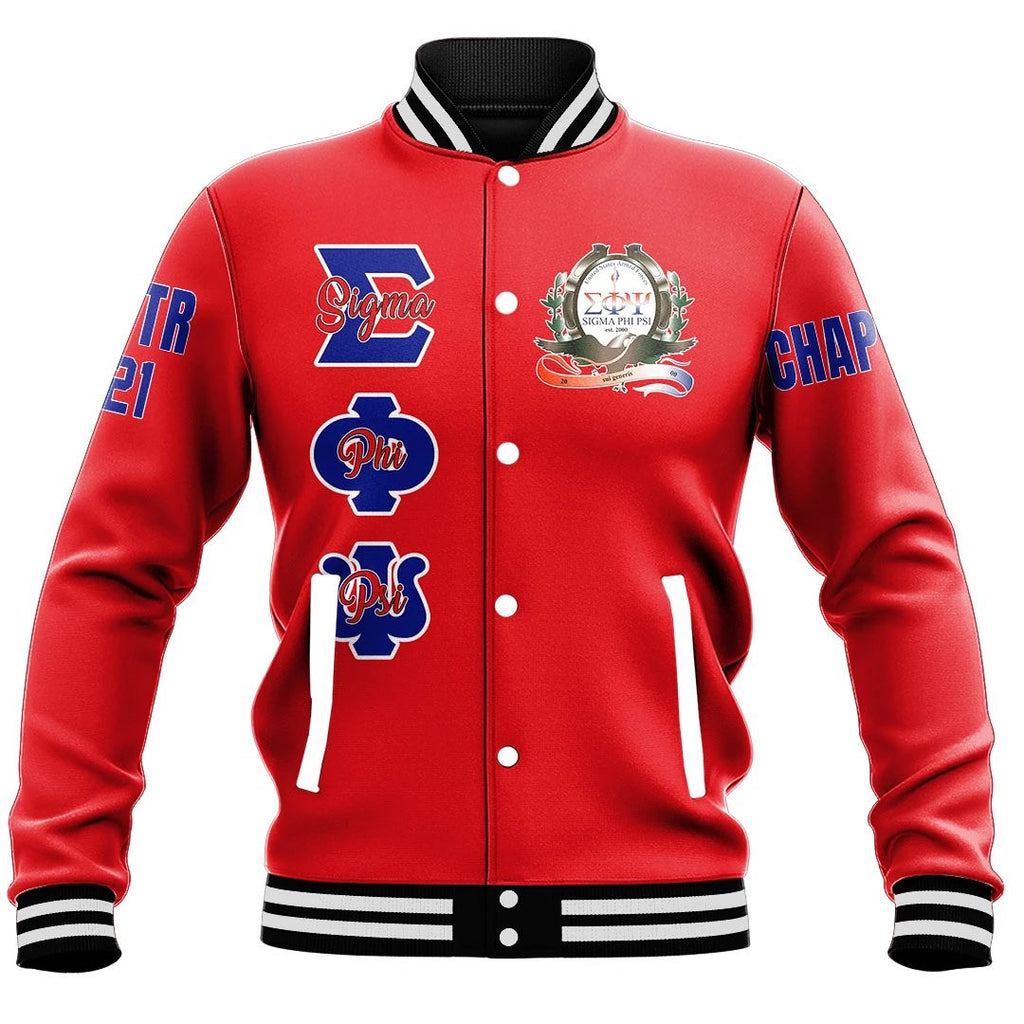 (Custom) Africa Zone Jacket - Sigma Phi Psi Baseball Jackets A31