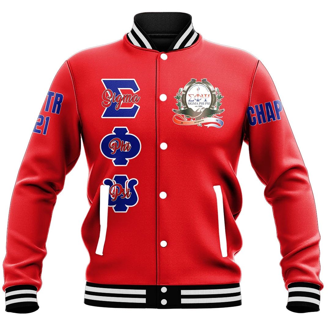 (Custom) Africa Zone Jacket - Sigma Phi Psi Baseball Jackets A31