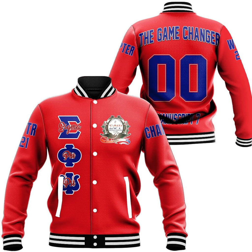(Custom) Africa Zone Jacket - Sigma Phi Psi Baseball Jackets A31