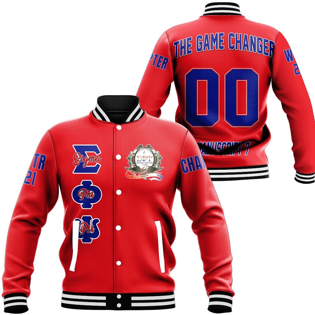 (Custom) Africa Zone Jacket - Sigma Phi Psi Baseball Jackets A31
