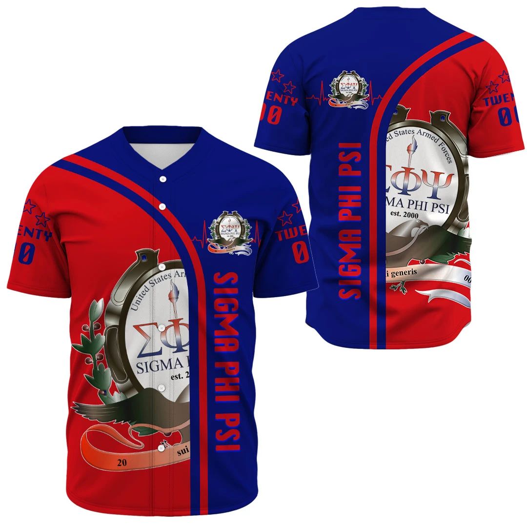 Sigma Phi Psi In My Heart Baseball Jerseys | Africazone.store