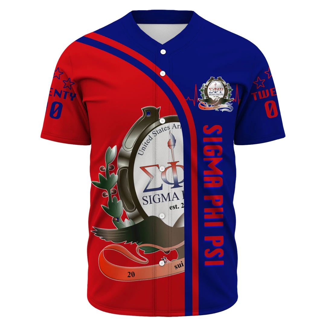 Sigma Phi Psi In My Heart Baseball Jerseys | Africazone.store