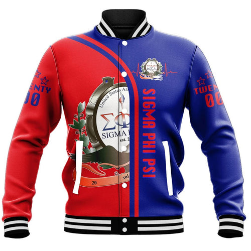 Sigma Phi Psi In My Heart Baseball Jackets | Africazone.store
