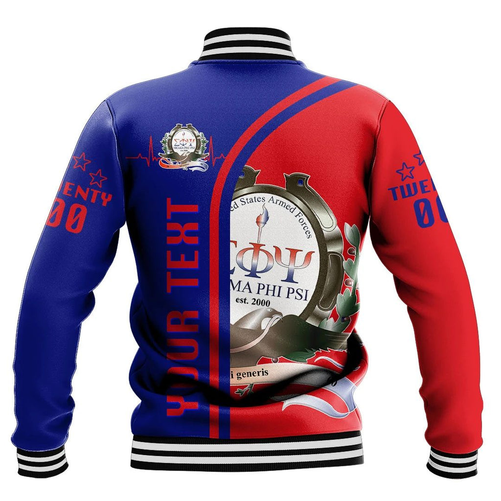 Sigma Phi Psi In My Heart Baseball Jackets | Africazone.store
