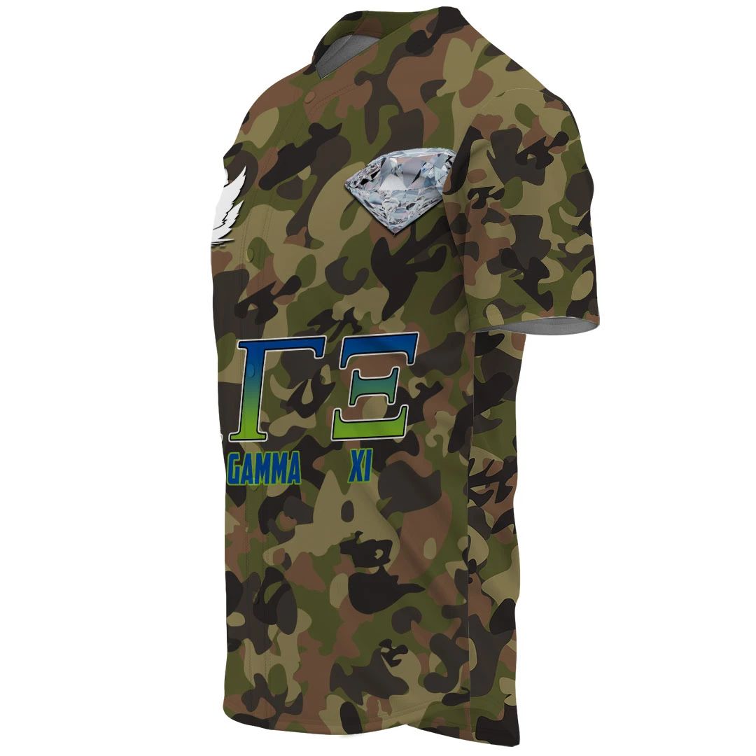 Alpha Gamma Xi Camo Baseball Jerseys | Africazone.store